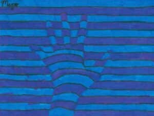 Optical Illusion Hand Art