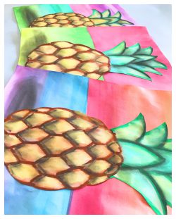Realistic Pineapple Art